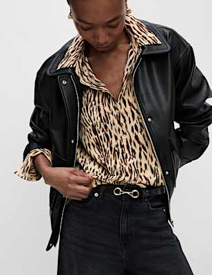 Printed Collared Shirt