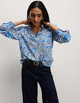Printed Collared Shirt