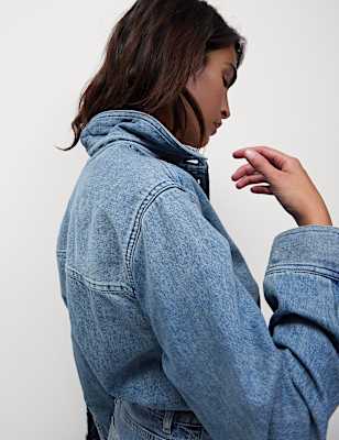 Denim Collared Shirt