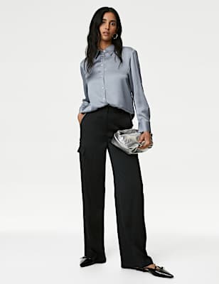 Satin Collared Shirt