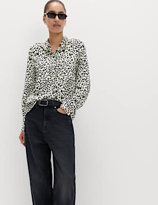 Printed Collared Shirt