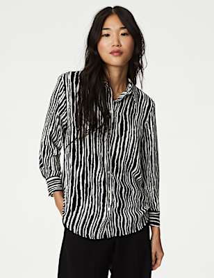 Printed Collared Shirt