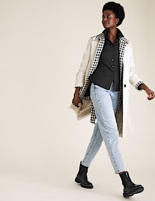 Cotton Rich Fitted Long Sleeve Shirt