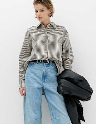 Textured Striped Shirt