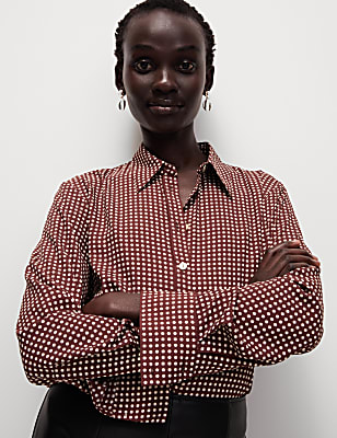 Printed Collared Shirt