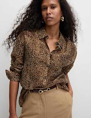 Lyocell Rich Button Through Shirt