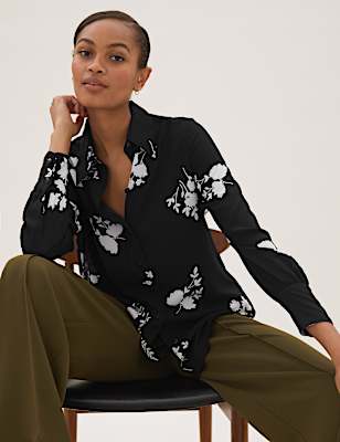Floral Long Sleeve Shirt