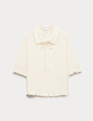 Frill Detail Top