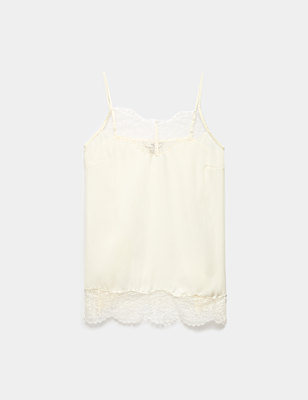 Lace Detail V-Neck Cami Top