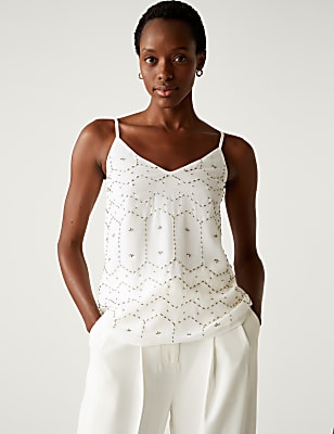 Embellished Cami Top