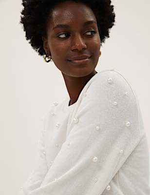 Cotton Rich Pearl Sweatshirt