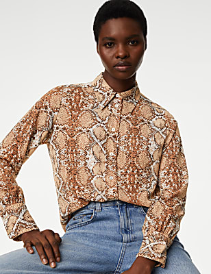 Printed Collared Shirt