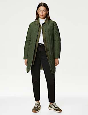 Stormwear™ Quilted Reversible Borg Lined Coat