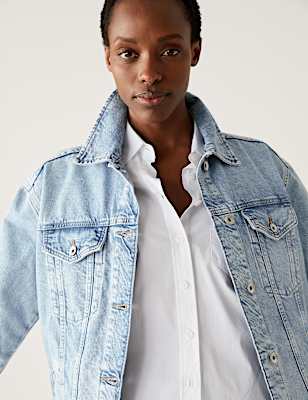 Pure Cotton Girlfriend Denim Jacket