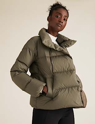 Feather & Down Duvet Puffer Jacket