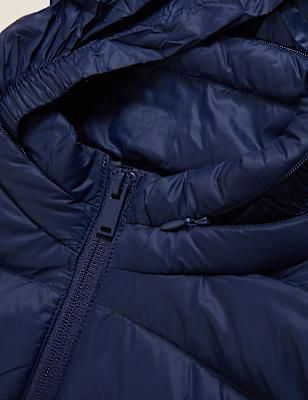 Feather & Down Hooded Puffer Gilet