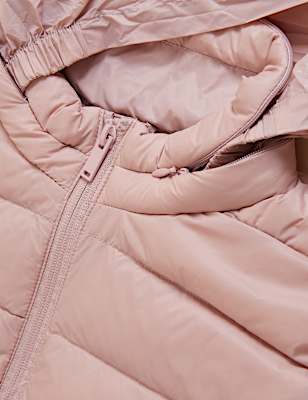 Feather & Down Hooded Puffer Gilet