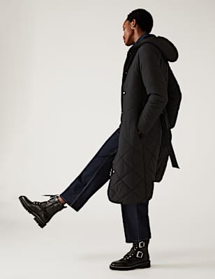 Stormwear&trade; Textured Quilted Puffer Coat