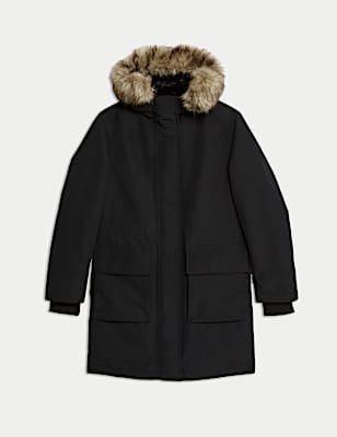 Stormwear&trade; Ultra Hooded Faux Fur Lined Parka Coat