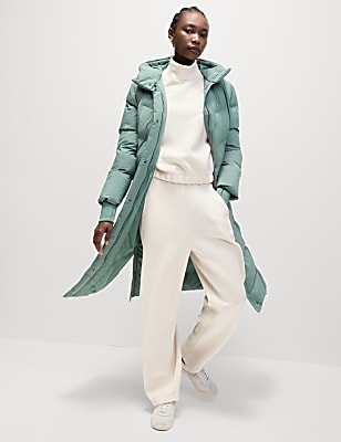 Thermowarmth™ Hooded Longline Duvet Coat