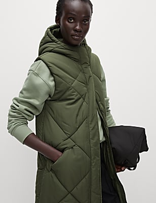 Thermowarmth™ Quilted Longline Puffer Gilet