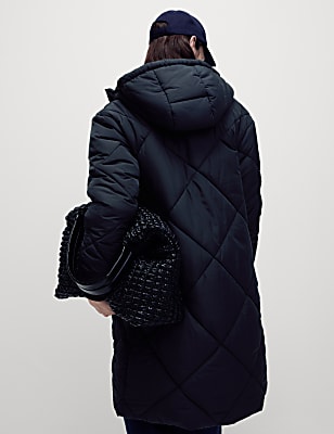 Thermowarmth&trade; Diamond Quilted Padded Coat
