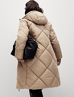 Thermowarmth&trade; Diamond Quilted Padded Coat