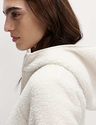 Borg Lightweight Hooded Jacket