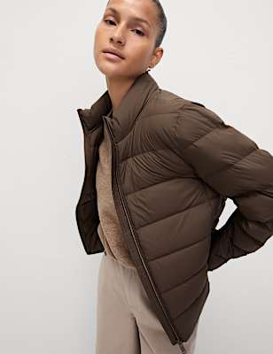 Feather & Down Packaway Puffer Jacket
