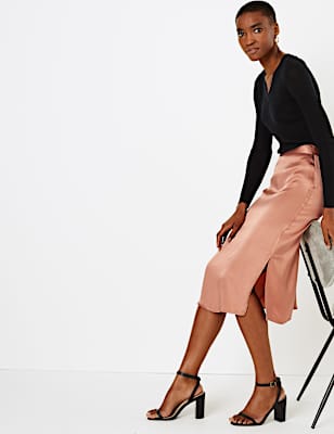 Slip Midi Skirt