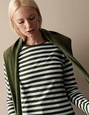 Striped Round Neck Top