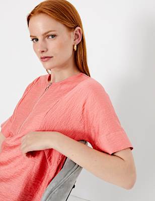 Sportif Zip Shell Top