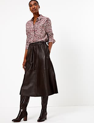 Pure Silk Printed Relaxed Fit Shirt