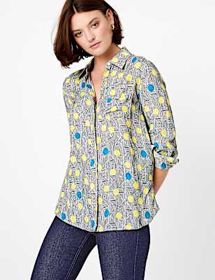 Polka Dot Long Sleeve Shirt