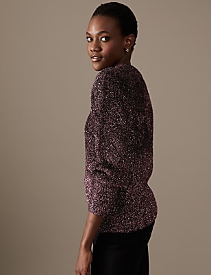 Tinsel Crew Neck Jumper