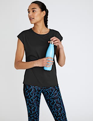 Mesh Back Relaxed T-Shirt