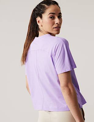 Pure Cotton Oversized Cropped T-Shirt