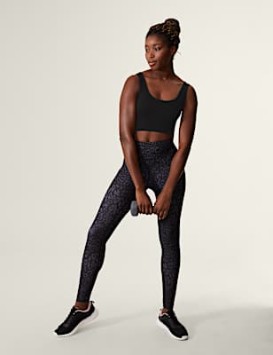 Scoop Neck Seamless Fitted Crop Top