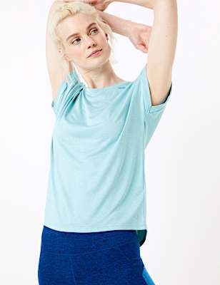 Round Neck Short Sleeve Top