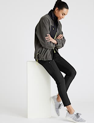 Utility High Waisted Walking Trousers