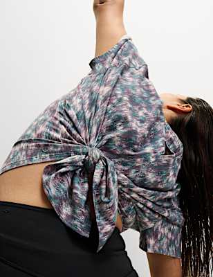 Modal Blend Lightweight Tie Back T-shirt