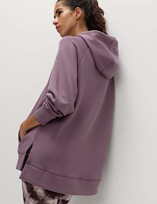 Relaxed Yoga Longline Hoodie