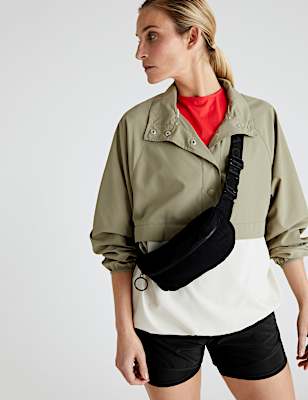 Woven Layered High Waisted Running Shorts