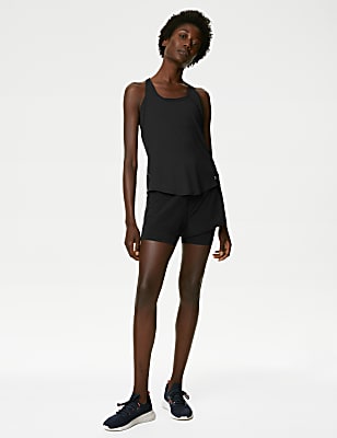 Woven Layered Gym Shorts