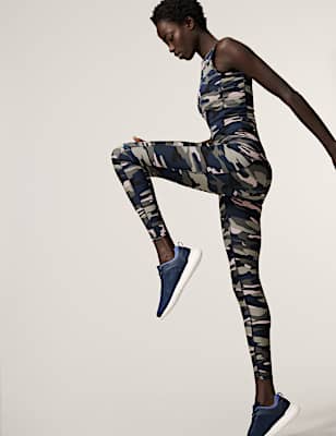 Go Move Printed High Waisted Gym Leggings