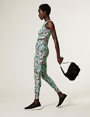 Go Move Printed High Waisted Gym Leggings