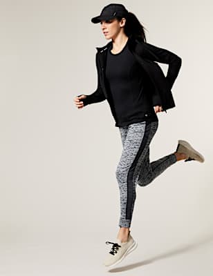 Cuffed High Waisted Sports Joggers