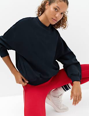 Cotton Rich Oversized Sweatshirt