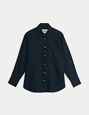 Pure Linen Oversized Shirt