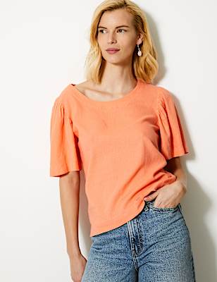 Linen Rich Blouse